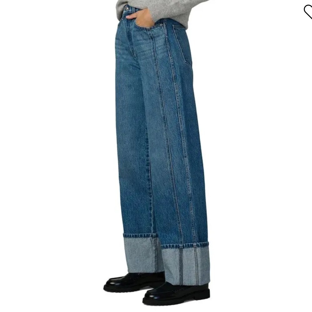 NWT JOE'S JEANS The Harlowe High Rise Wide Leg Jeans Classic Baggy - Picture 4 of 14